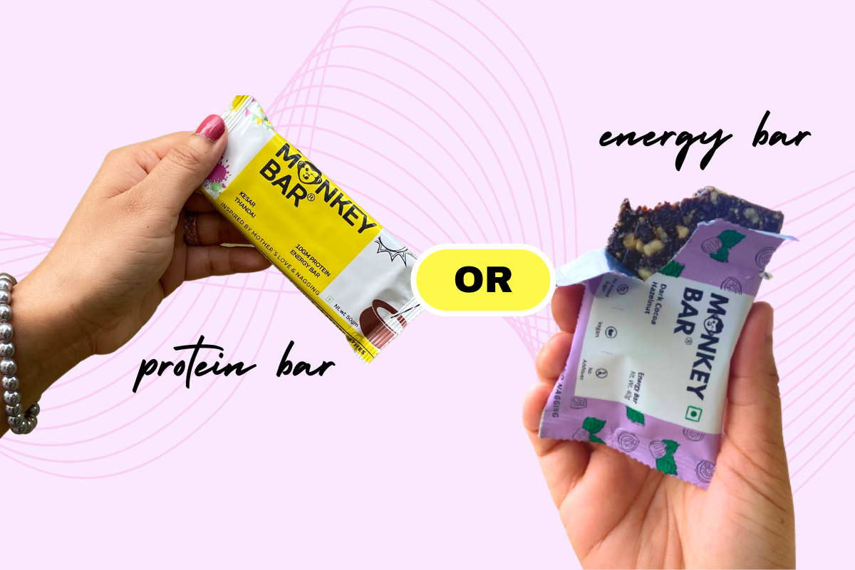 The Ultimate Guide to Snacking: When to Choose Energy Bar vs. Protein Bar ?