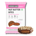 Nut Butter Bites - Double Chocolate - 55% Dark Chocolate Truffle filled with Nut Butter - Pack of 12