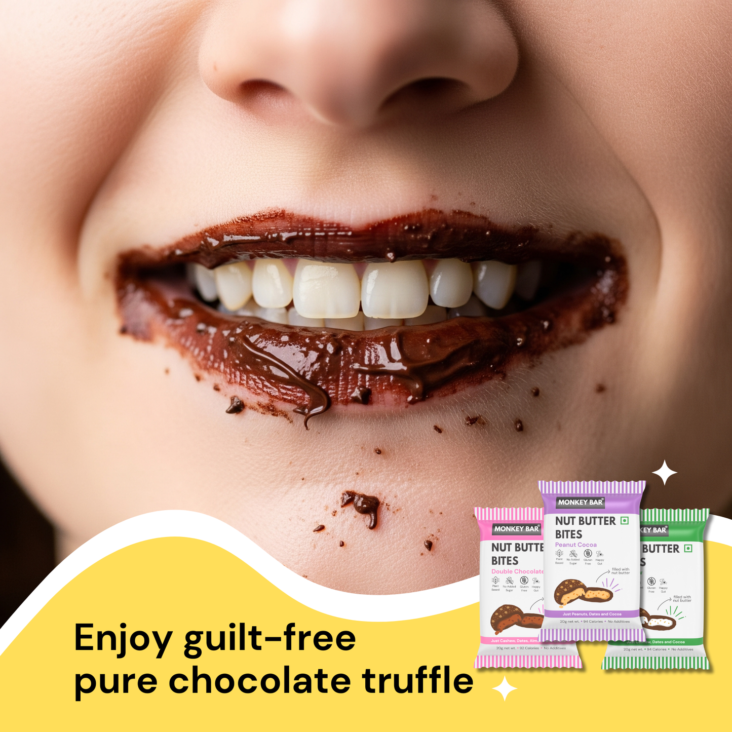 Nut Butter Bites - Double Chocolate - 12x20g