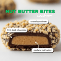 Nut Butter Bites - Assorted - 55% Dark Chocolate Truffle filled with Nut Butter - 12x20g
