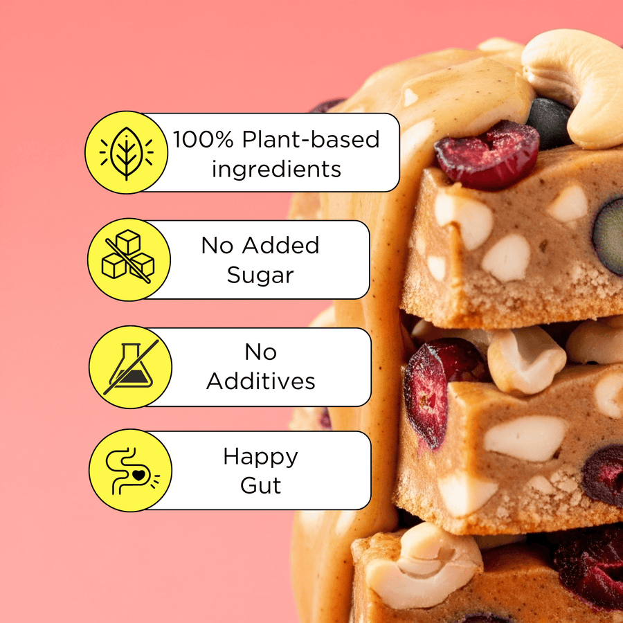 Very Berry Vegan Energy Bar - Pack of 10