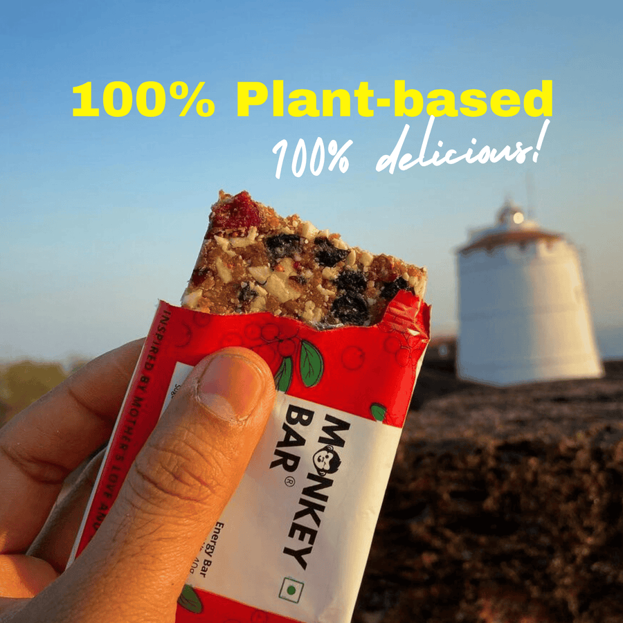 Very Berry Vegan Energy Bar - Pack of 10