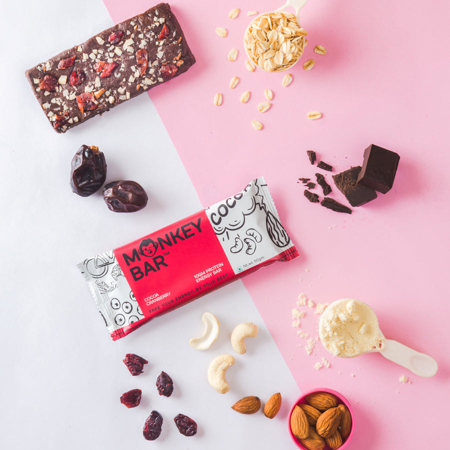 Cocoa Cranberry Protein Bar - Pack of 8