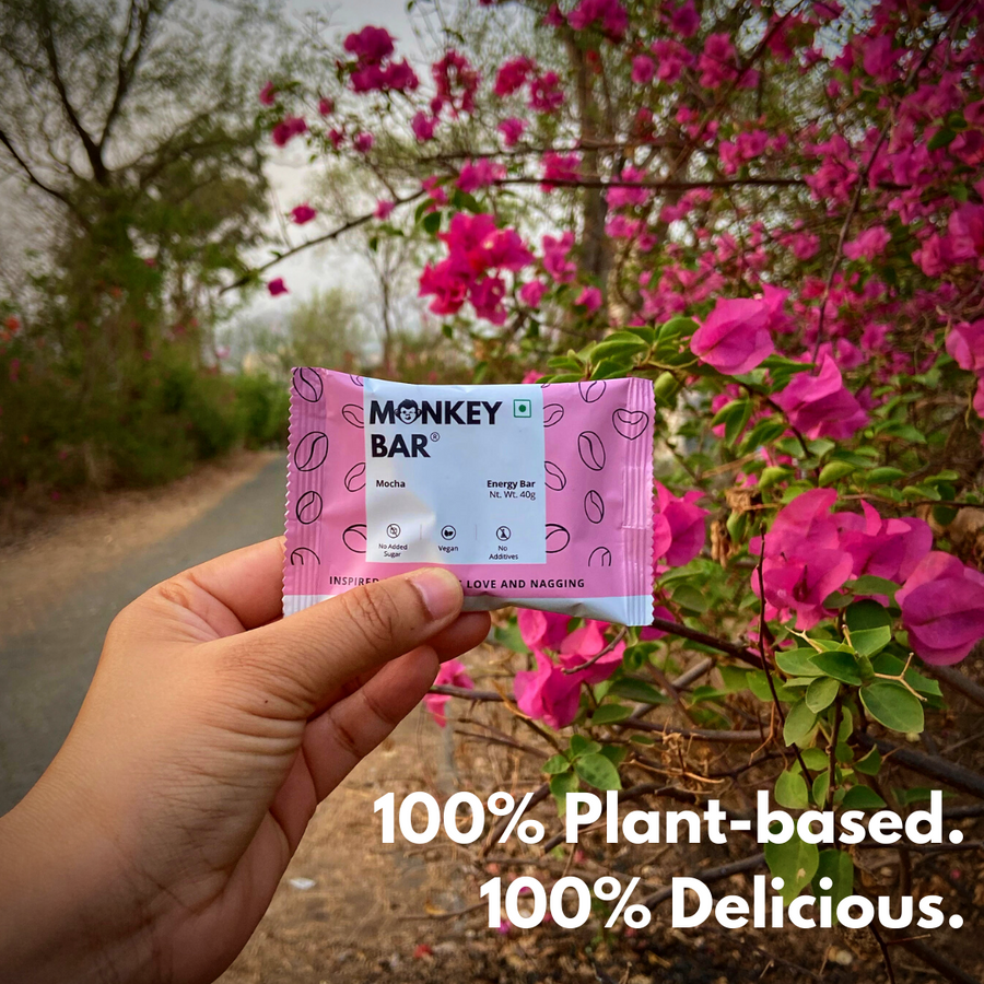 Mocha Vegan Energy Bar - Pack of 10