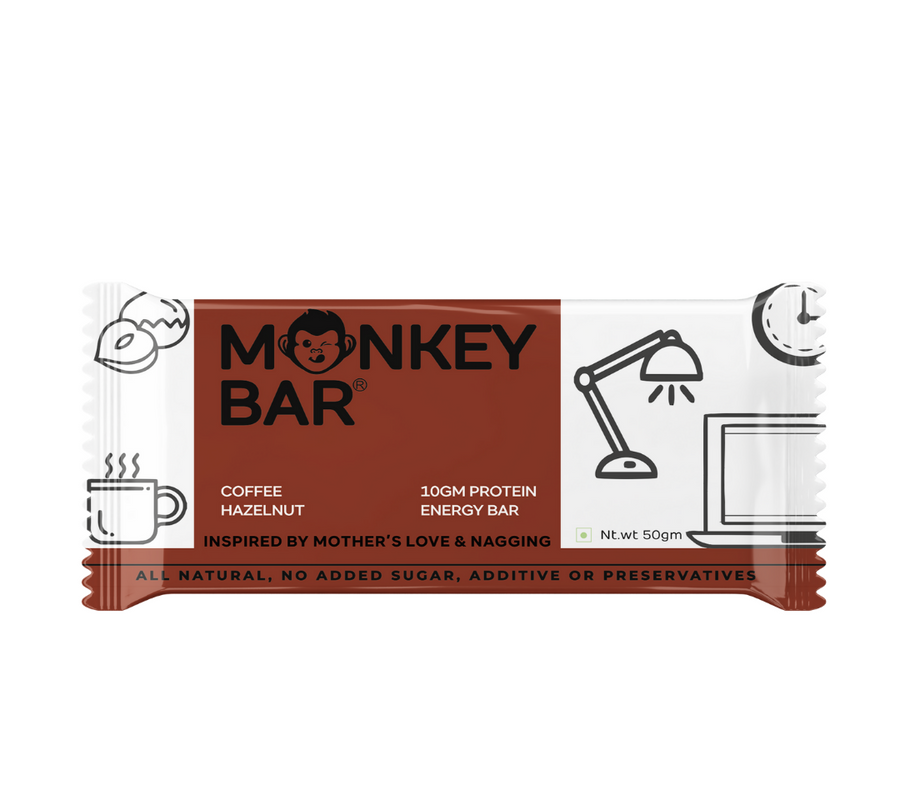 Coffee Hazelnut Protein Bar - Pack of 8