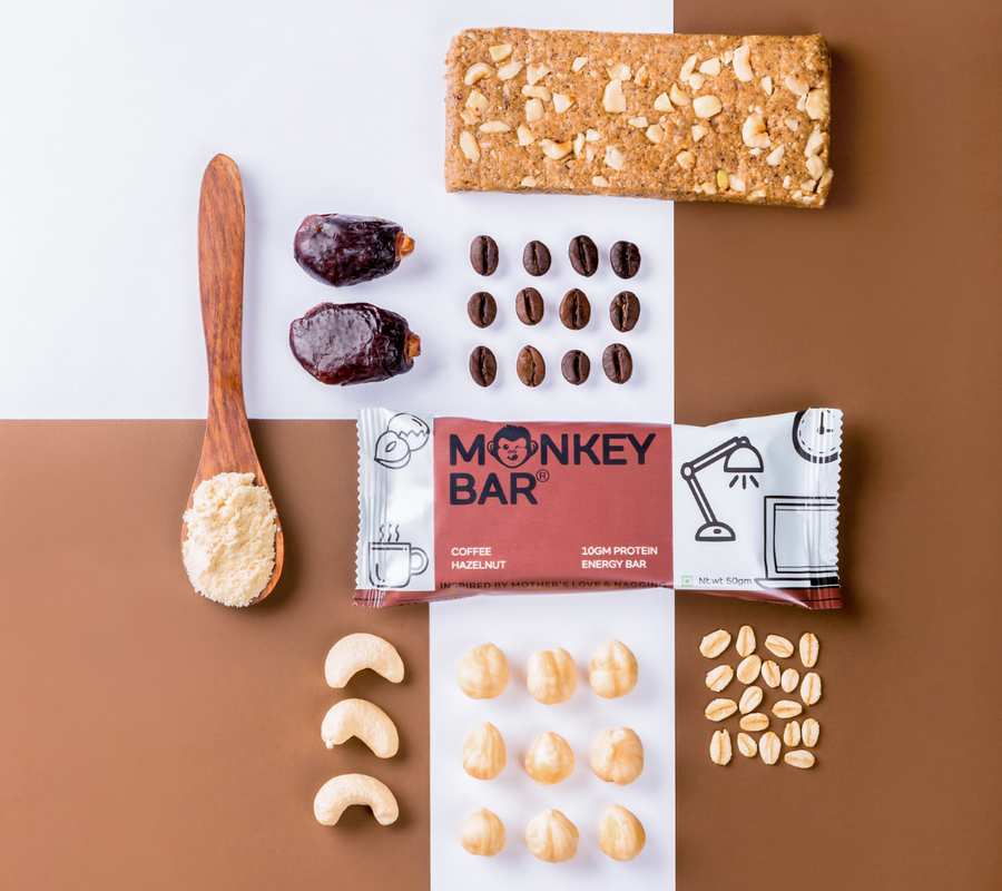 Coffee Hazelnut Protein Bar - Pack of 8
