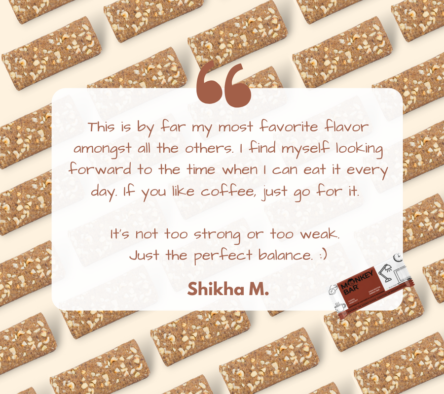 Coffee Hazelnut Protein Bar - Pack of 8