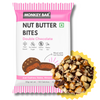 Nut Butter Bites - Double Chocolate - 55% Dark Chocolate Truffle filled with Nut Butter - Pack of 12