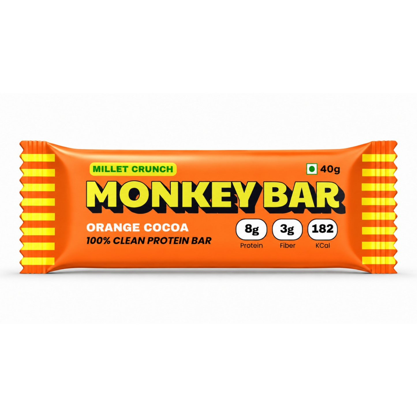 Millet Crunch Protein Bar - Orange Cocoa - 6x40g
