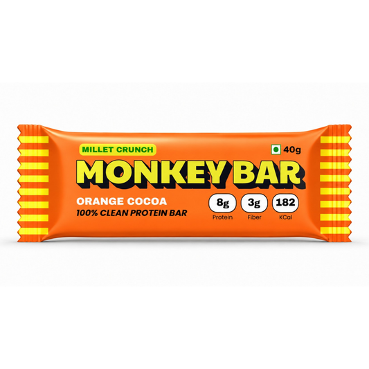 Millet Crunch Protein Bar - Orange Cocoa - 6x40g
