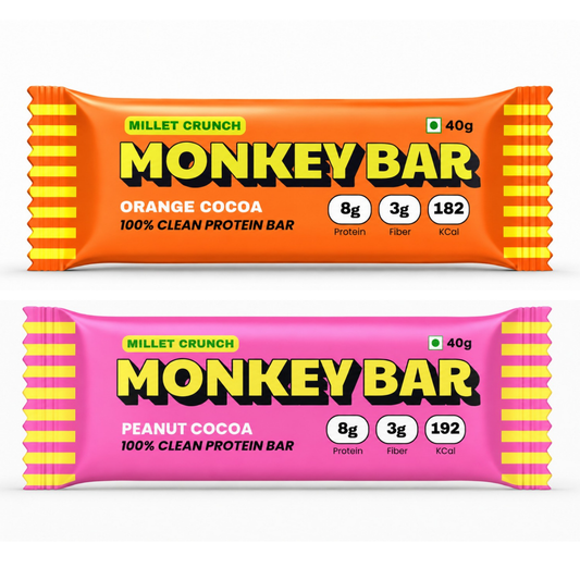 Millet Crunch Protein Bar - Assorted Pack - 6x40g