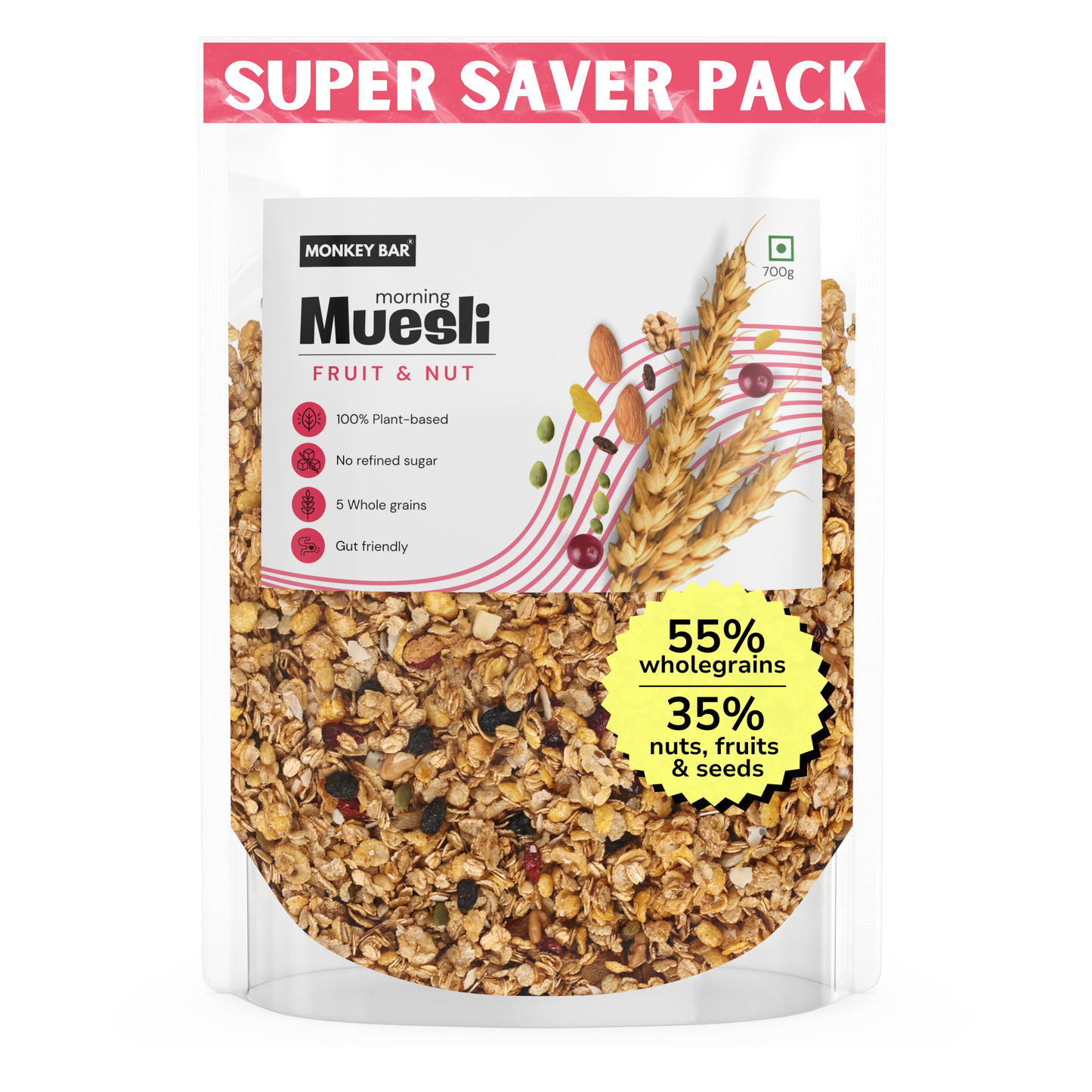 Morning Muesli - Fruit & Nut - 1x700g