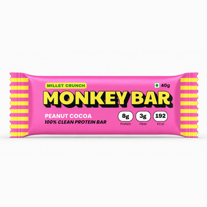 Millet Crunch Protein Bar - Peanut Cocoa - 6x40g