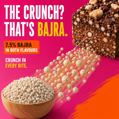 Millet Crunch Protein Bar - Assorted Pack - 6x40g