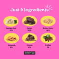 Mocha Vegan Energy Bar - Pack of 10