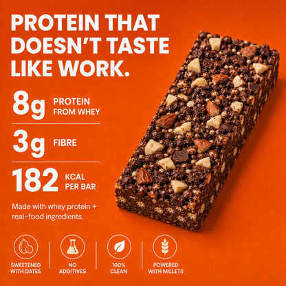 Millet Crunch Protein Bar - Orange Cocoa - 6x40g