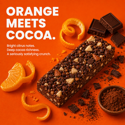 Millet Crunch Protein Bar - Orange Cocoa - 6x40g