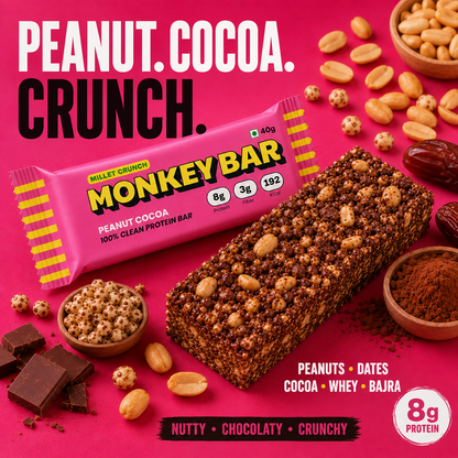 Millet Crunch Protein Bar - Assorted Pack - 6x40g