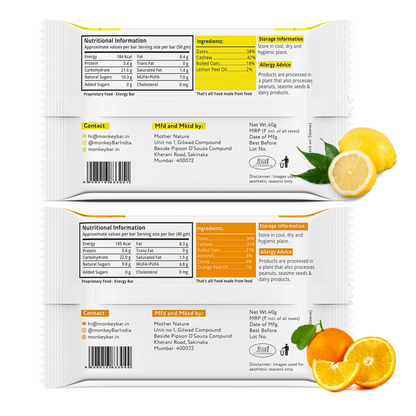 Energy Bars - Citrus Blast - 10x40g