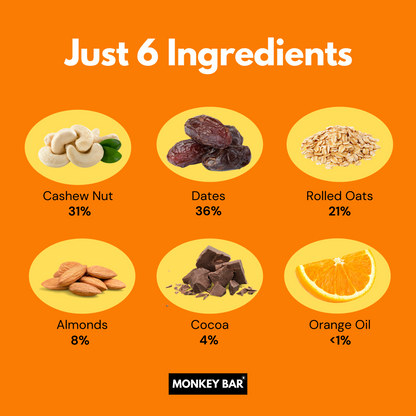 Energy Bars - Orange Cocoa - 10x40g