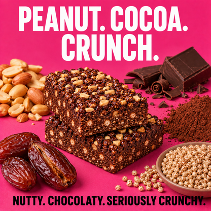 Millet Crunch Protein Bar - Peanut Cocoa - 6x40g