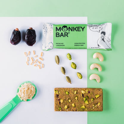 Protein Bars - Pistachio Cardamom - 8x50g