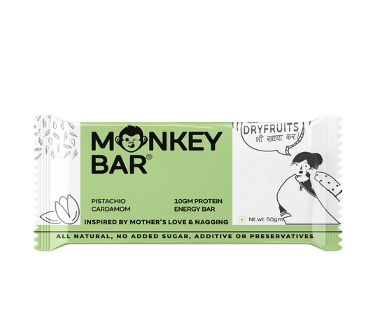 Protein Bars - Pistachio Cardamom - 8x50g