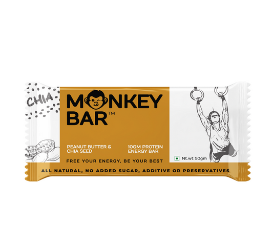 Protein Bars - Peanut Butter & Chia Seeds - 8x50g