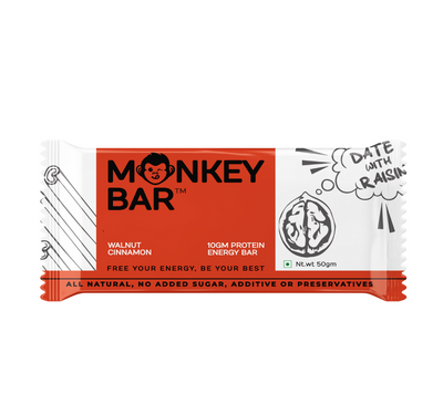 Walnut Cinnamon Protein Bar - Pack of 8