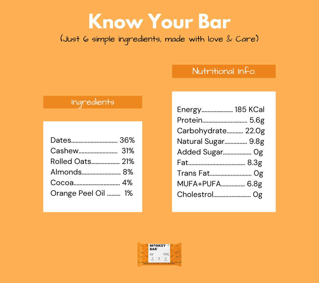 Energy Bars - Orange Cocoa - 10x40g